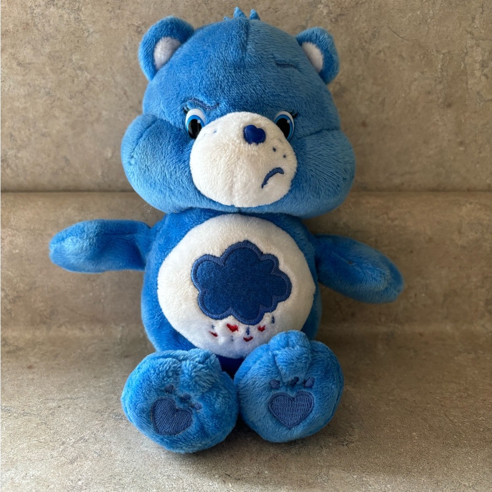 Care Bears Grumpy Bear 2014 Rare Plush
